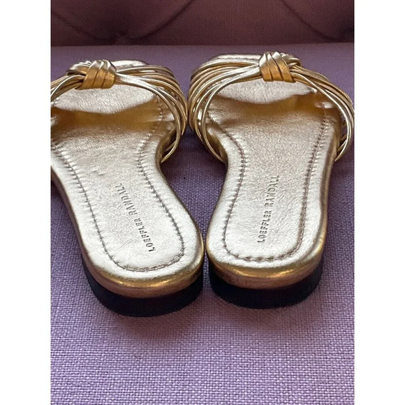 Loeffler Randall Gold Sandals - Picture 8 of 16